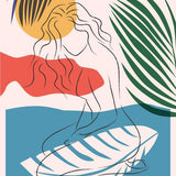 Canvas Beach Girl 01