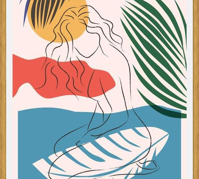 Cuadro Beach Girl 01