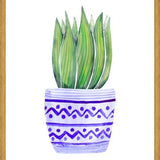 Cuadro The Plant and The Blue Pot