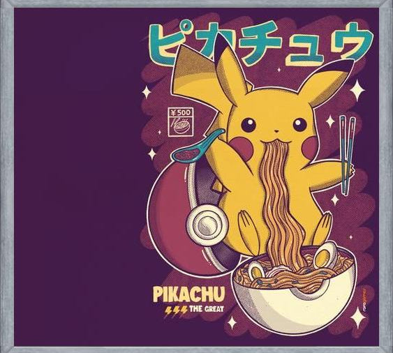 Cuadro Pikachu Ramen