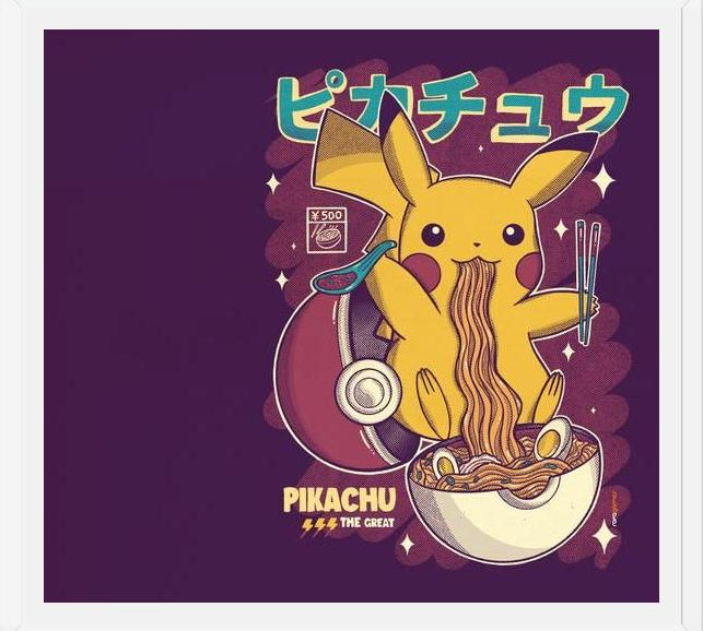 Cuadro Pikachu Ramen