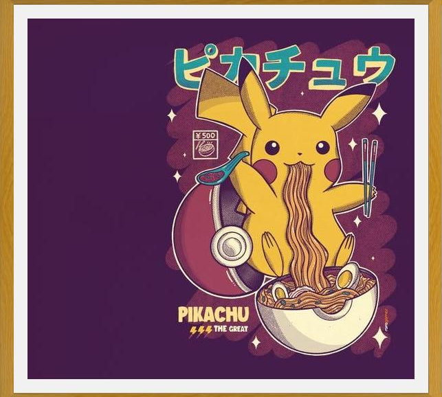 Cuadro Pikachu Ramen