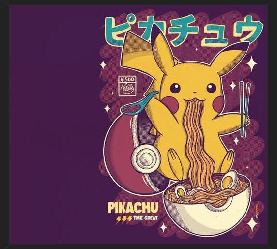 Cuadro Pikachu Ramen