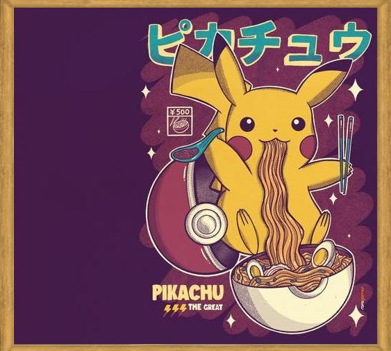 Cuadro Pikachu Ramen