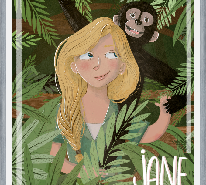Cuadro Jane Goodall