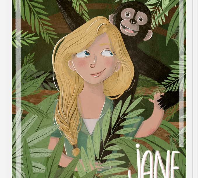Cuadro Jane Goodall