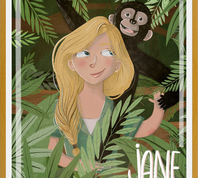 Cuadro Jane Goodall