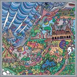 Cuadro Ilustración Pichilemu, Chile