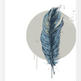 Cuadro Feather in a  circle