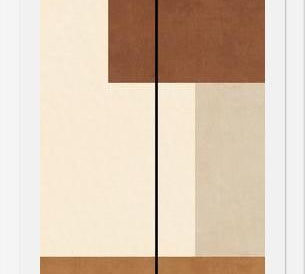 Cuadro GEOMETRIC ART - TERRACOTTA 06