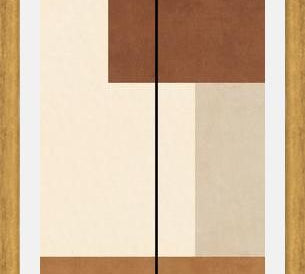 Cuadro GEOMETRIC ART - TERRACOTTA 06