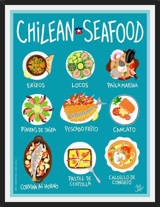 Cuadro Chilean Seafood