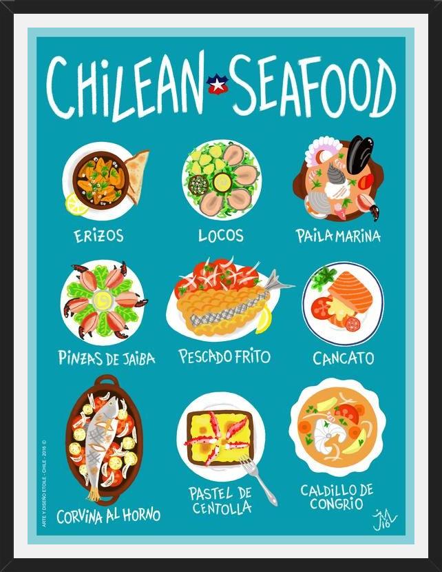 Cuadro Chilean Seafood