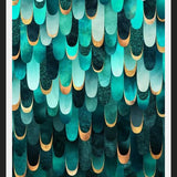 Cuadro Feathered - Turquoise