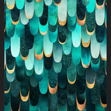 Cuadro Feathered - Turquoise