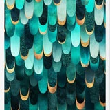 Cuadro Feathered - Turquoise