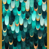 Cuadro Feathered - Turquoise