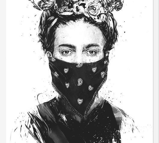 Cuadro Rebel girl