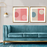 Set de Cuadros Stripes and Circles