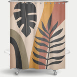 Cortina de Baño Leaves Boho