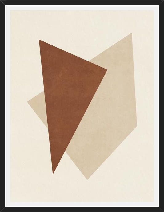 Cuadro GEOMETRIC ART - TERRACOTTA 04