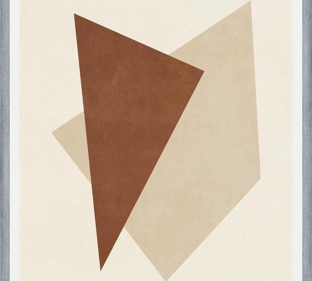 Cuadro GEOMETRIC ART - TERRACOTTA 04