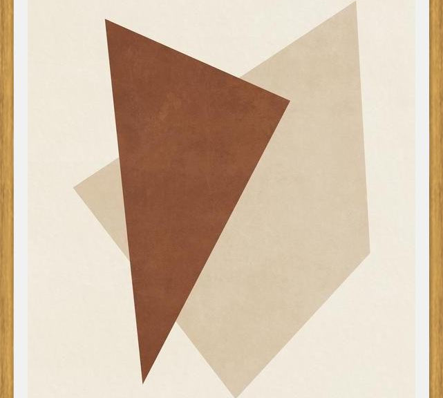 Cuadro GEOMETRIC ART - TERRACOTTA 04