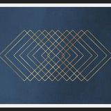Cuadro Deep Blue & Gold