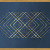 Cuadro Deep Blue & Gold