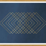 Cuadro Deep Blue & Gold