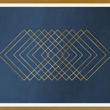 Cuadro Deep Blue & Gold
