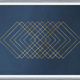 Cuadro Deep Blue & Gold
