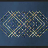 Cuadro Deep Blue & Gold