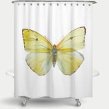 Cortina de Baño mariposa limoncito
