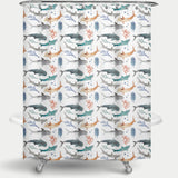 Cortina de Baño Tiburones