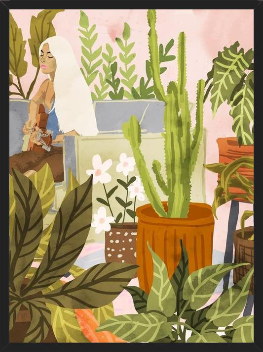 Cuadro Playing For My Plants