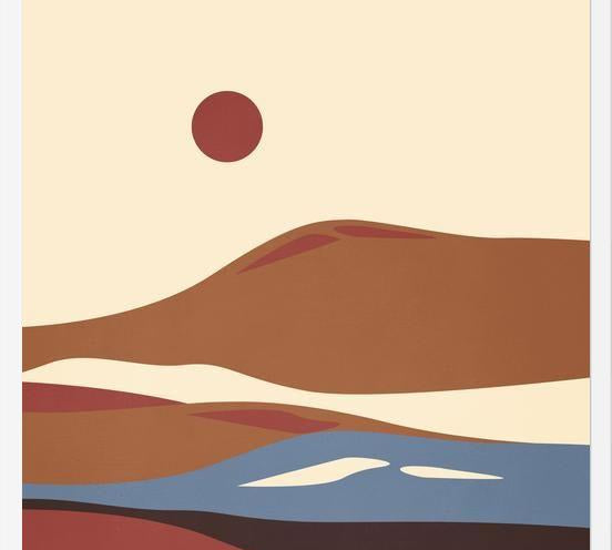 Cuadro Western desert vibes 2