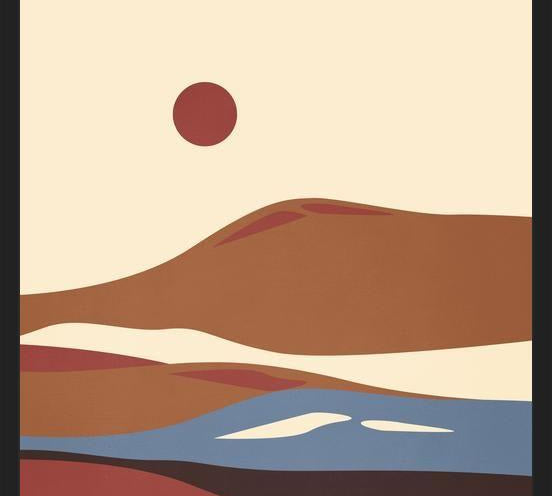 Cuadro Western desert vibes 2