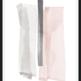 Cuadro Brushstrokes in gray and pink II