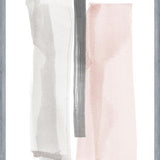 Cuadro Brushstrokes in gray and pink II