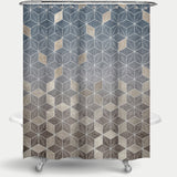Cortina de Baño Colección Cubos - Estrellas