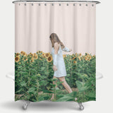Cortina de Baño Lost in Sunflowers