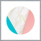 Cuadro Pink Marble Circle 1