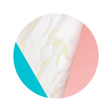 Canvas Pink Marble Circle 1