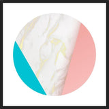 Cuadro Pink Marble Circle 1