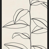 Cuadro Leaves In Line
