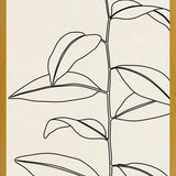 Cuadro Leaves In Line