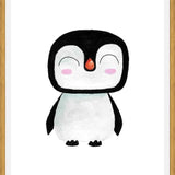 Cuadro Pingüinito en acuarela