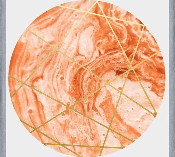 Cuadro Peach Sphere