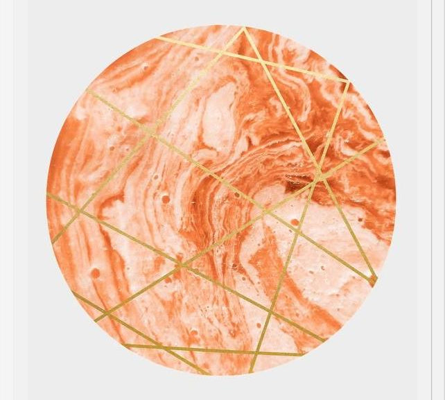 Cuadro Peach Sphere
